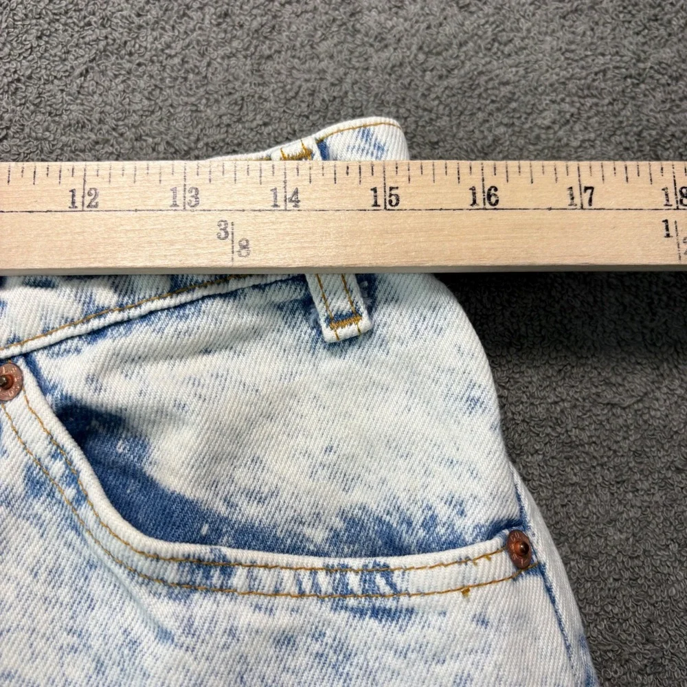 Levi's Jeans Mens 34x30 Blue 550 Relaxed Fit Orange Tab Acid Wash USA 40550-0208